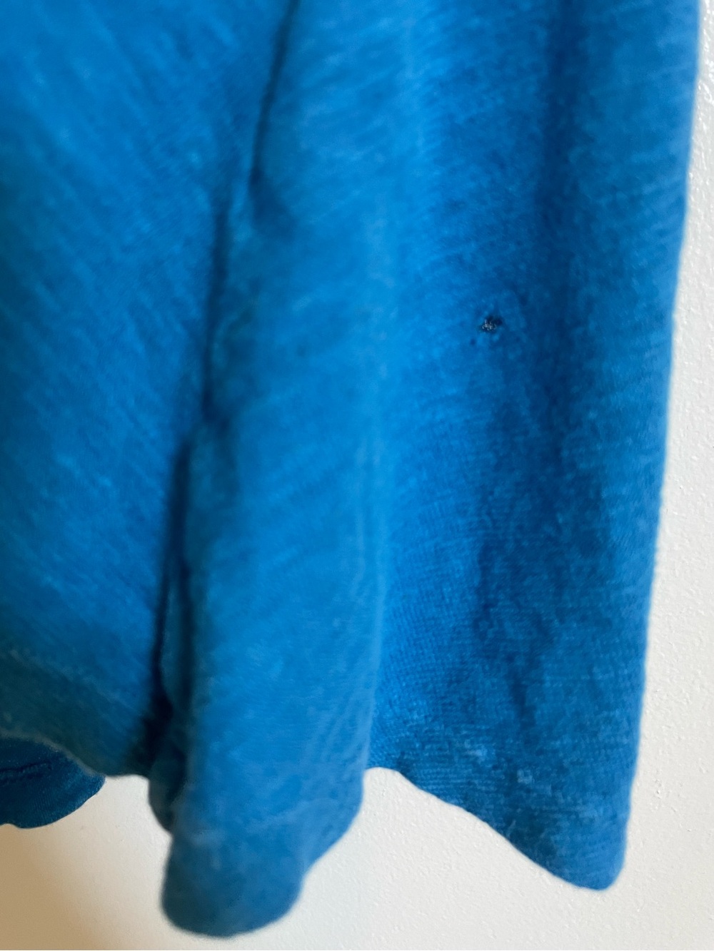 Eileen Fisher blue cotton/hemp blend top XS - Picture 6 of 6